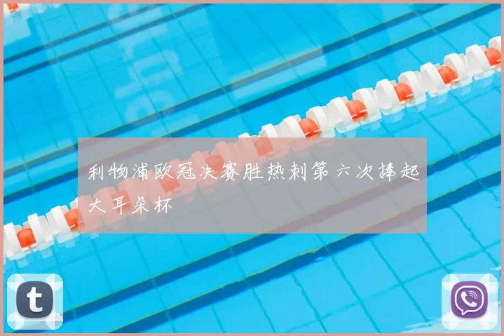 利物浦欧冠决赛胜热刺第六次捧起大耳朵杯